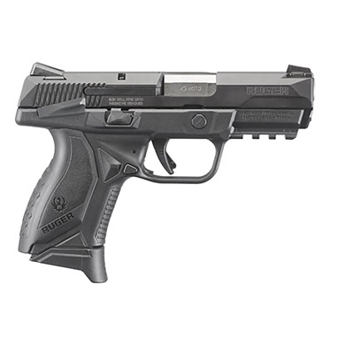 ruger american compact handgun with rail 3 75 2 10rd 1 10 twist 46576 black